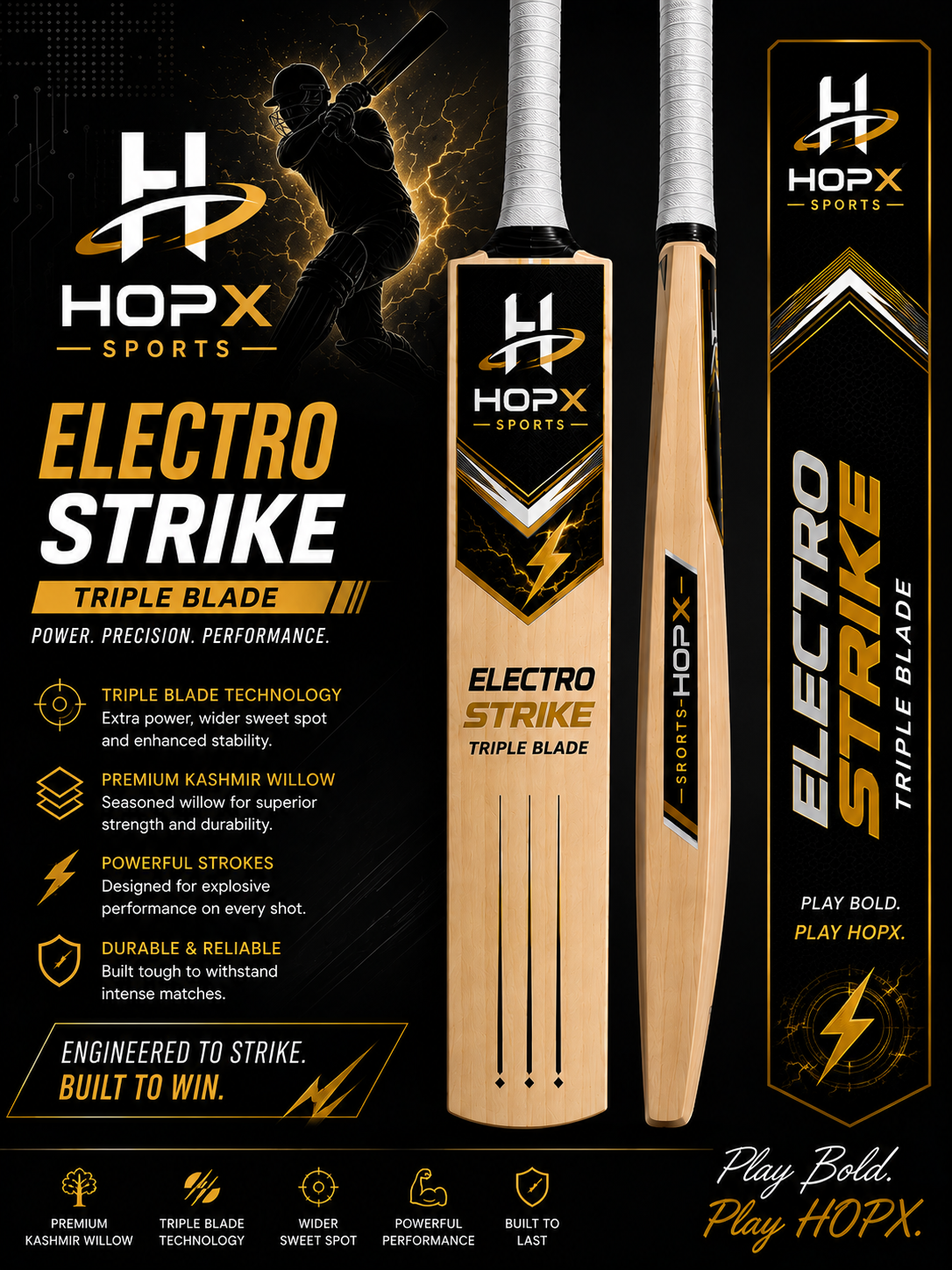 Electro Strike Triple Blade